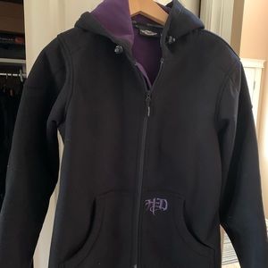 Ladies Harley Davidson hooded jacket.